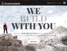 Tablet Screenshot of illusionseeds.com